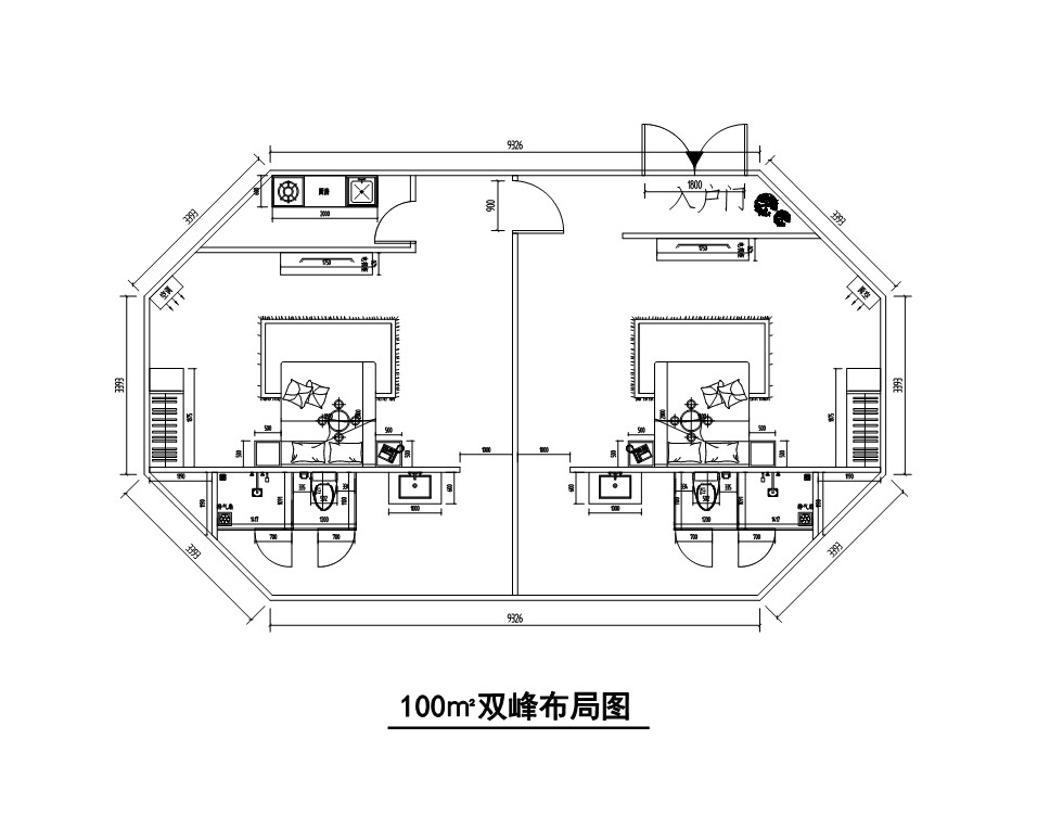 青海帐篷酒店-双峰帐篷(图1)